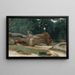 Lumberjacks - Jean-Baptiste-Camille Corot — framed artwork on a wall