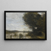 En plein marais - Jean-Baptiste-Camille Corot — framed artwork on a wall