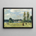 Faneuses Ville-d'Avray - Jean-Baptiste-Camille Corot — framed artwork on a wall