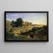 Agar dans le désert - Jean-Baptiste-Camille Corot — framed artwork on a wall