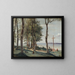 Calvaire de Honfleur - Jean-Baptiste-Camille Corot — framed artwork on a wall