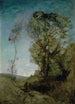 Italian villa behind the pines - Jean-Baptiste-Camille Corot — artwork view
