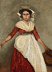 Italian standing painting holding a jug - Jean-Baptiste-Camille Corot — artwork view