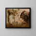 La Danse des nymphes - Jean-Baptiste-Camille Corot — framed artwork on a wall