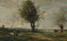 La Rencontre au bord du chemin - Jean-Baptiste-Camille Corot — artwork view