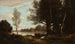 Landscape with Cows - Jean-Baptiste-Camille Corot — artwork view