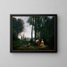 The Concert champêtre - Jean-Baptiste-Camille Corot — framed artwork on a wall