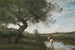 The Stream at the White Horse - Jean-Baptiste-Camille Corot — artwork view