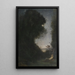 The Sleep of Diana - Jean-Baptiste-Camille Corot — framed artwork on a wall