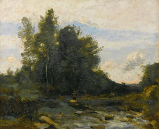 The Rocky Torrent - Jean-Baptiste-Camille Corot — artwork view