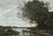 The boat loaded with hay - Jean-Baptiste-Camille Corot — artwork view