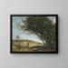 Les Gaulois - Jean-Baptiste-Camille Corot — framed artwork on a wall