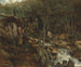 A torrent with a standing goat running - Jean-Baptiste-Camille Corot — artwork view