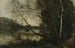 L'étang at the leaning tree - Jean-Baptiste-Camille Corot — artwork view