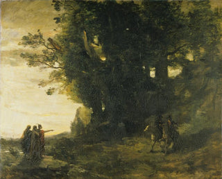 Landscape of Macbeth - Jean-Baptiste-Camille Corot — artwork view