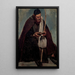 Italian Monk Sitting Reading - Jean-Baptiste-Camille Corot — framed artwork on a wall