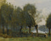 Montgeron, Saulaie au bord de l'eau - Jean-Baptiste-Camille Corot — artwork view
