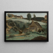 Morvan, Petit Moulin - Jean-Baptiste-Camille Corot — framed artwork on a wall