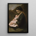 Mother and Child - Jean-Baptiste-Camille Corot — framed artwork on a wall