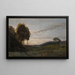 Character in a Landscape - Jean-Baptiste-Camille Corot — framed artwork on a wall