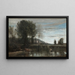 Pond at Ville-d'Avray - Jean-Baptiste-Camille Corot — framed artwork on a wall