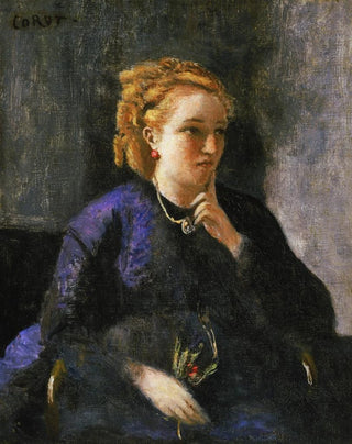 JeanBaptisteCamille Corot - Portrait of a Woman.webp