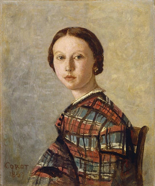 JeanBaptisteCamille Corot - Portrait of a Young Girl.webp