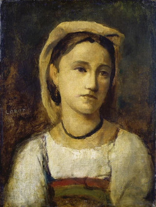 JeanBaptisteCamille Corot - Portrait of an Italian Girl.webp