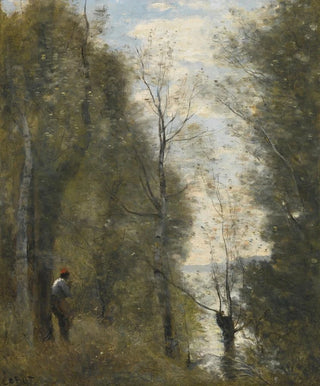 JeanBaptisteCamille Corot - Prairies inondes vues a travers la feuillee.webp