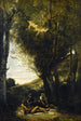 Saint Sebastian rescued by the holy women - Jean-Baptiste-Camille Corot — artwork view