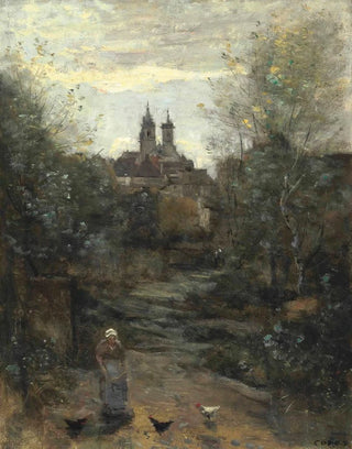 JeanBaptisteCamille Corot - Semur Le Chemin De Lglise.webp