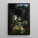 Silène - Jean-Baptiste-Camille Corot — framed artwork on a wall