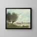 Souvenir d'Ault - Jean-Baptiste-Camille Corot — framed artwork on a wall