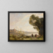 Souvenir des rives méditerranéennes - Jean-Baptiste-Camille Corot — framed artwork on a wall