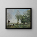 Souvenir de Coubron - Jean-Baptiste-Camille Corot — framed artwork on a wall