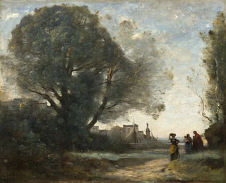 Souvenir de Terracina - Jean-Baptiste-Camille Corot — artwork view