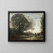 Souvenir de Terracina - Jean-Baptiste-Camille Corot — framed artwork on a wall