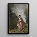 The Spring of Life - Jean-Baptiste-Camille Corot — framed artwork on a wall