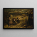 L'incendie de Sodome - Jean-Baptiste-Camille Corot — framed artwork on a wall