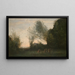 La Danse des nymphes - Jean-Baptiste-Camille Corot — framed artwork on a wall