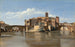 the L'île and the bridge of San Bartolomeo, Rome - Jean-Baptiste-Camille Corot — artwork view