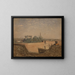 Les remparts d'Arras - Jean-Baptiste-Camille Corot — framed artwork on a wall