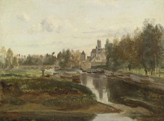 View of Moret-sur-Loing - Jean-Baptiste-Camille Corot — artwork view