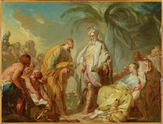 Laban et Rachel - Jean-Baptiste-Henri Deshays de Colleville — artwork view