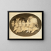 Portrait painting of Augustin and his family - Jean-Baptiste-Jacques Augustin — framed artwork on a wall