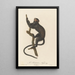 The Black Tamarind - Jean-Baptiste Audebert — framed artwork on a wall