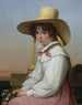 Portrait painting of Nency Destouches - Jean-Baptiste Auguste Vinchon — artwork view