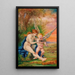 Fortune and Love - Jean-Baptiste Cariven — framed artwork on a wall