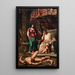 Nero trying poisons - Jean-Baptiste Cariven — framed artwork on a wall