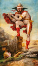 Oedipus and the Sphinx - Jean-Baptiste Cariven — artwork view